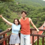 Couple having a photo at the Gamak Mountain Gloucester DMZ Heroes Bridge